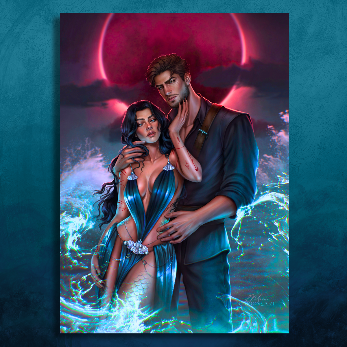 Art Print - Esmyra & Draevyn by Lena
