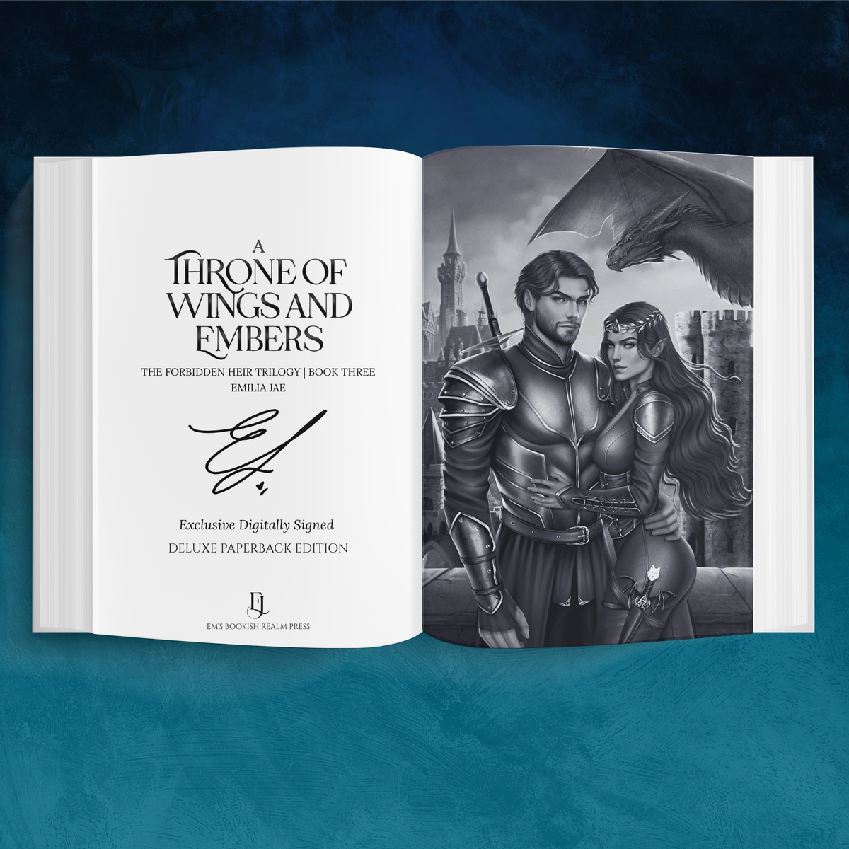 A Throne of Wings & Embers - Deluxe Edition Paperback