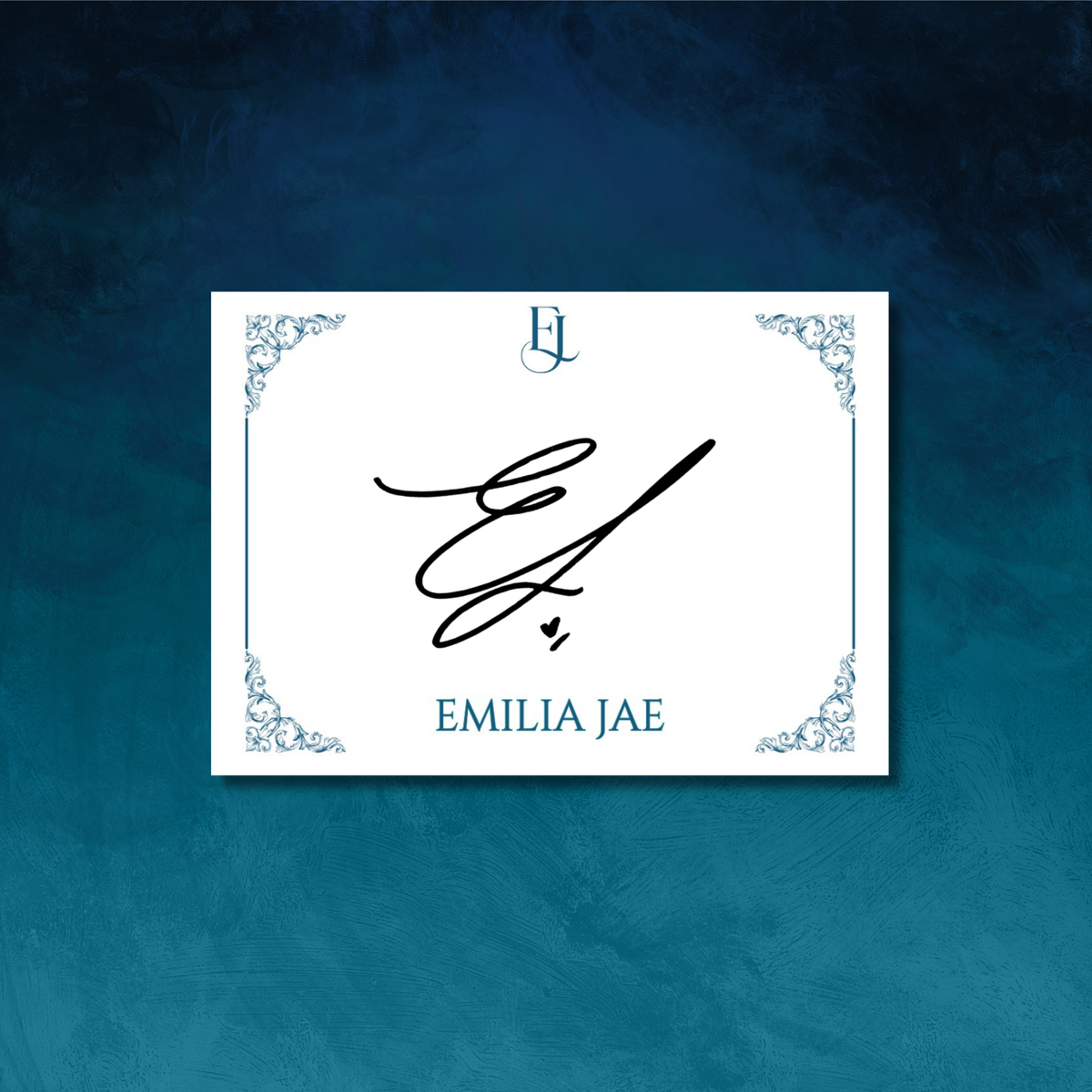 Signed Book Plate