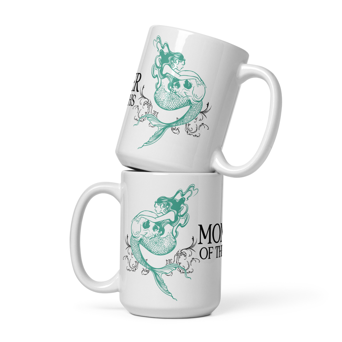 Monster of the Depths Mug - White