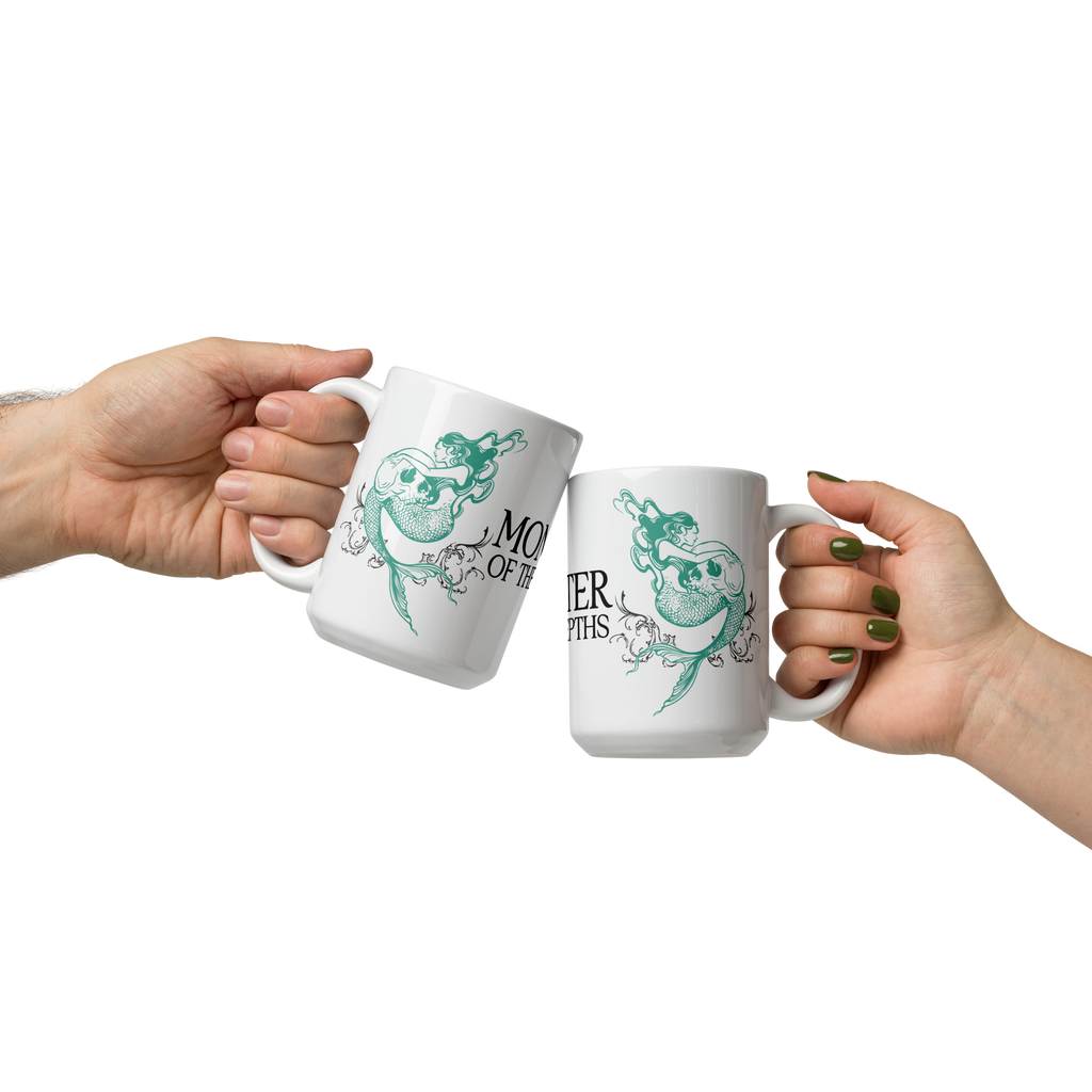 Monster of the Depths Mug - White